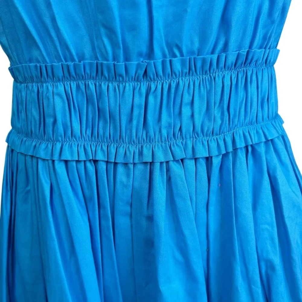 Lilly Pulitzer Tiered Elina Dress 2 Blue Ruffles Dainty Resort Cruise